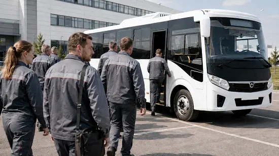 Доставка сотрудников 